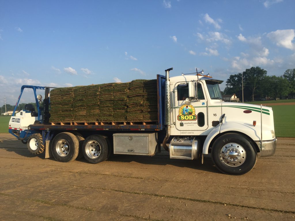 Sporting Valley Sod delivery Truck